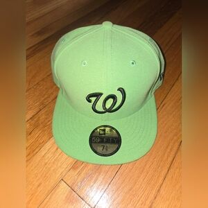 Nationals New Era Light Green 59FIFTY Cap